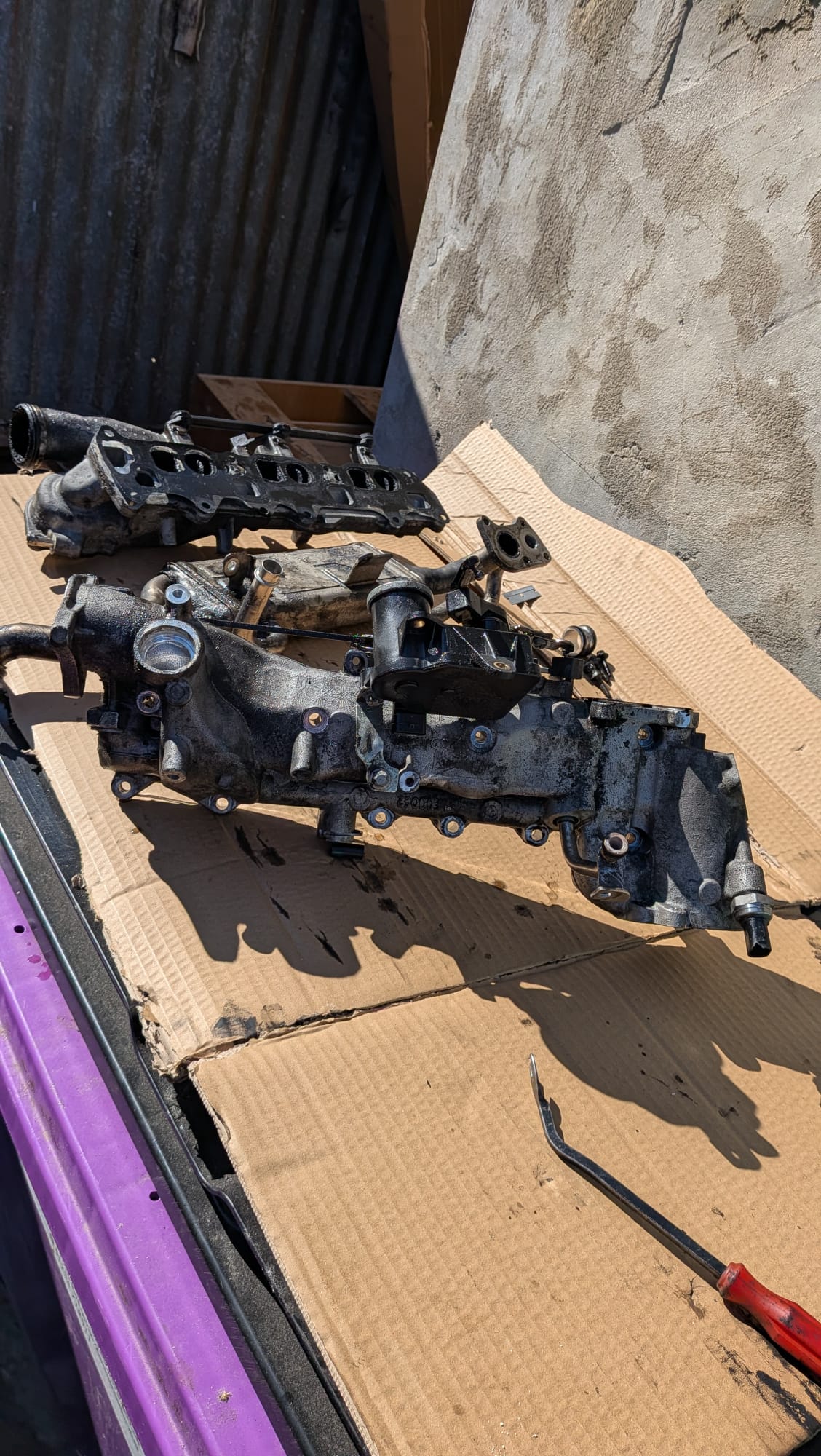 Intake manifold swap old vs new